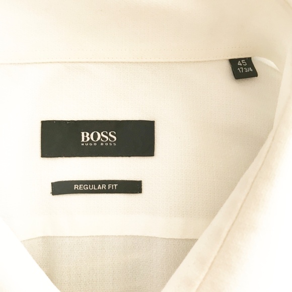 HUGO BOSS DRESS SHIRT SIZE 45/17/3/4 - Picture 3 of 3